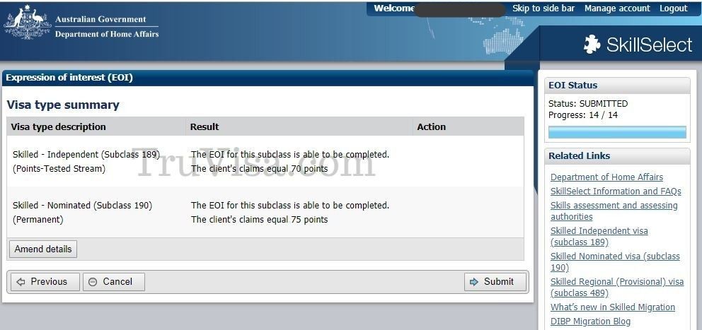 EOI SkillSelect bước 14 nộp lên Sở Di Trú - bình tĩnh và chờ đợi kết quả