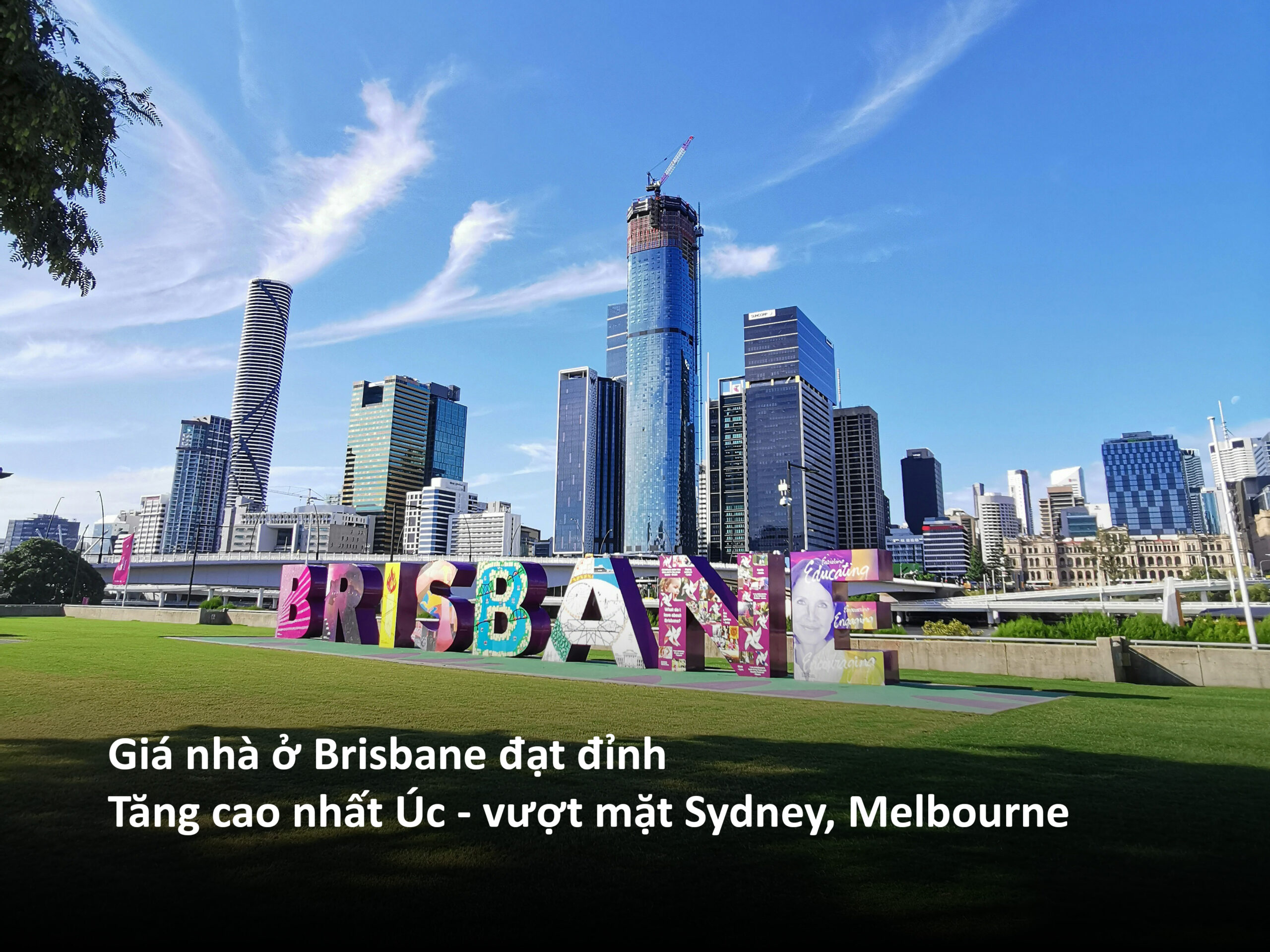 Giá Nhà Brisbane Tăng 93.700 AUD Trong Một Năm